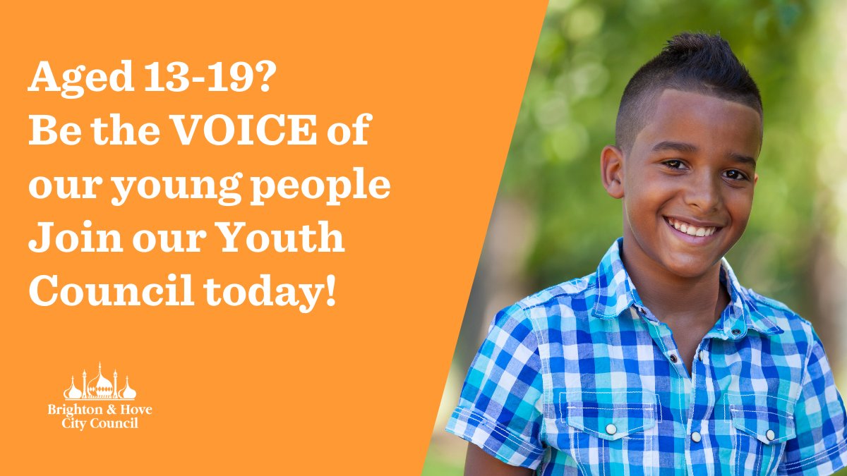 BrightonHoveCC's tweet photo. Be the voice of young people in the city 🔈 and join the Brighton &amp; Hove #Youth Council which is recruiting for new members.  If you're aged 13-19 and have a passion for the local community this could be the place for you. https://t.co/gmsbfoJJwv https://t.co/H6khtP9j6B
