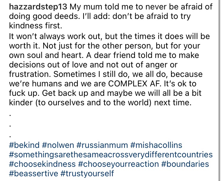 hazzardstep's tweet photo. My friend @SevinjAghayeva told me this needs to be shared, so here it is. Be kind - not for the other person’s sake, but for your own. Learn to be assertive and gain confidence so you can trust yourself to handle even a negative outcome in such situations. https://t.co/WpGQ17RdNe