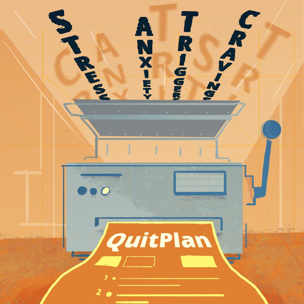 SmokefreeUs's tweet photo. If #QuittingSmoking feels overwhelming, make a plan. No matter where someone is in their quit, a plan can help them stay on track. Build a #QuitPlan today: https://t.co/Xb8WueYnuP https://t.co/c6zb98U7bQ