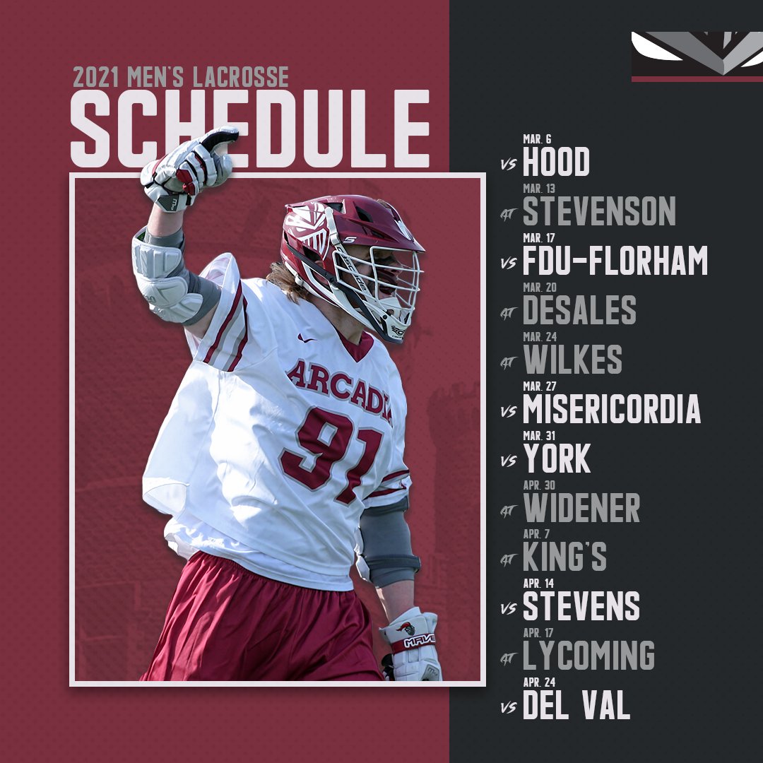 Arcadia_Knights's tweet photo. .@Arcadia_MLAX and @Arcadia_WLAX open their 2021 seasons on March 6! https://t.co/iRCG538gCc