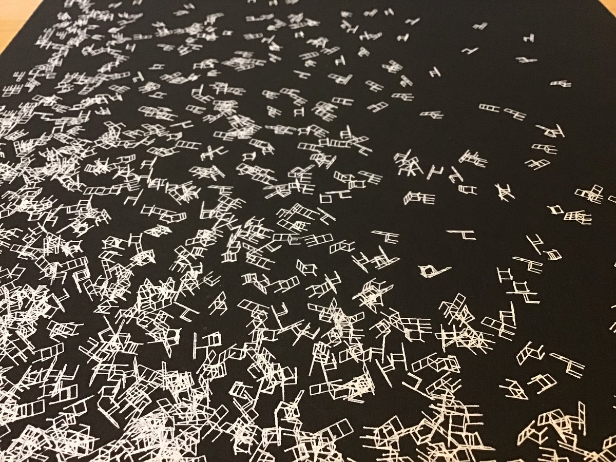 jeonghopark's tweet photo. Plotter Study 21. Drawing 3D Vector Line
#P5JS #Javascript #Axidraw #Generative #GenerativeDesign #Wireframe #VisualDesign #LineArt #3DWireframe #plotter #plottertwitter https://t.co/3nEe2mYYW3