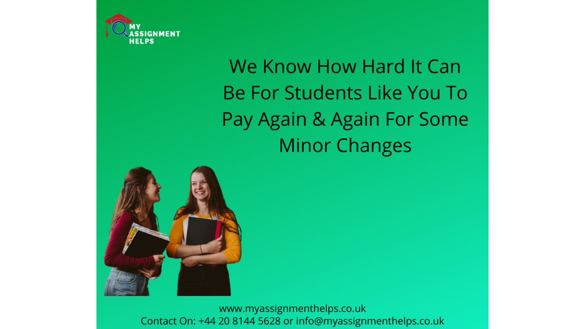 MyAssignmentHe4's tweet image. For Orders Contact On: +44 20 8144 5628 or myassignmenthelps.co.uk
#assignments #assignment #assignmenthelp #thesis #homework #assignmentwriting #students #university #essay #essaywriting #college #assignmentstress #collegelife #assignmenthelper #education #dissertation #student