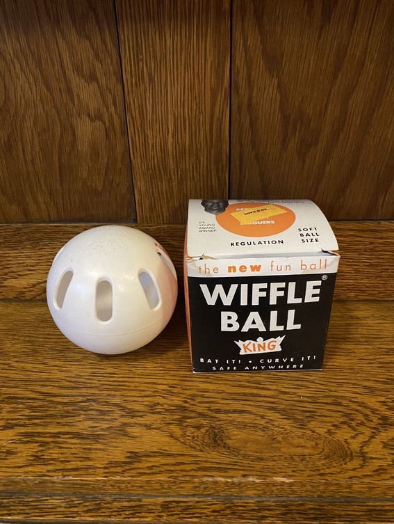 #OTD in Connecticut history, father, and former college baseball player David N. Mullany filed a patent for his innovative “game ball“ in 1958. The Wiffle Ball (as he later renamed it) is resilient, lightweight, and aerodynamic, mimicking the motions of a real baseball.