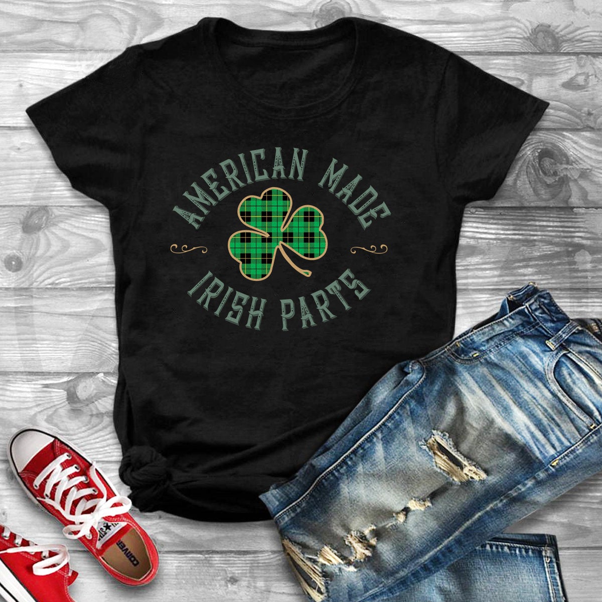 Excited to share the latest addition to my #etsy shop: American Made Irish parts Tee, Womans Irish tee, Mens irish tee, Unisex irish tee etsy.me/3u9yIuq #stpatricksday #americanmade #irishparts #irishtee #irishtshirt #stpattysdaytee #americanirishtee #irishamer