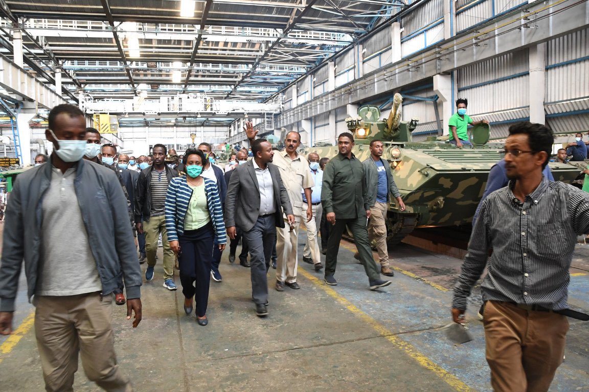 7. It’s perfectly normal for your PM to inspect military readiness of his neighbor, a neighbor who has been cursing & predicting end of a local govt, & to invite him to inspect your readiness These are normal events that happen everywhere.  #Eritrea  #Ethiopia  #EritreaPIAInterview