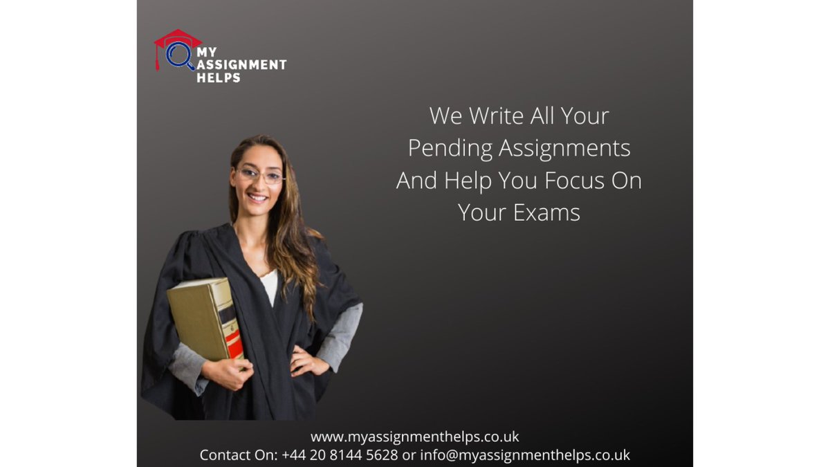MyAssignmentHe4's tweet image. For Orders Contact On: +44 20 8144 5628 or myassignmenthelps.co.uk
#assignments #assignment #assignmenthelp #thesis #homework #assignmentwriting #students #university #essay #essaywriting #college #assignmentstress #collegelife #assignmenthelper #education #dissertation #student