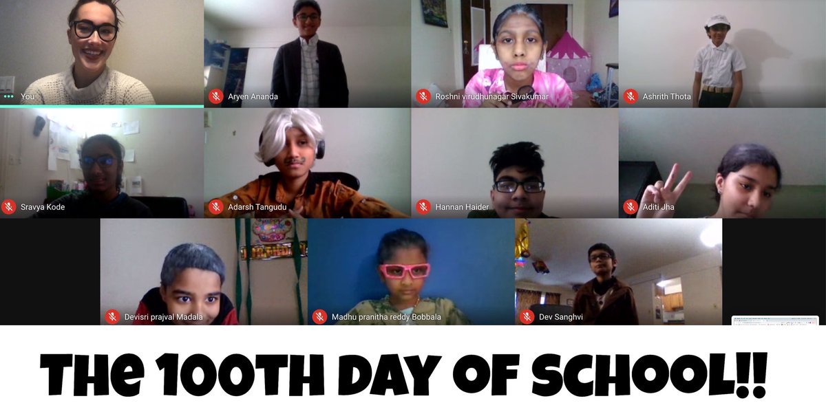 Happy 100th day from my old fifth graders!! #shinebrightedison