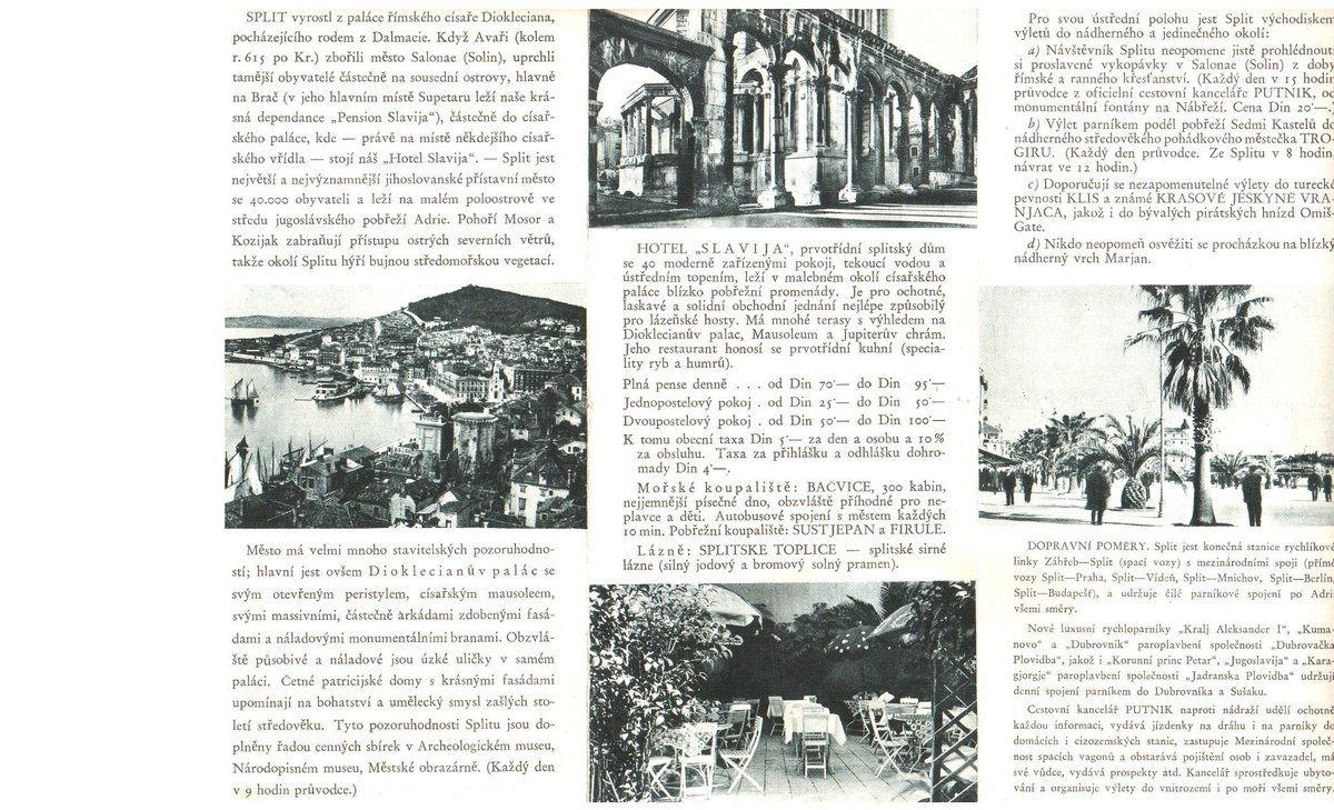 SplitHotel's tweet image. The guidebook from the beginning of the 20th century featuring hotel Slavija, Split.  #firstopenhotel #hotelinsplit #hotelslavijasplit #croatiafulloflife #visitsplit
