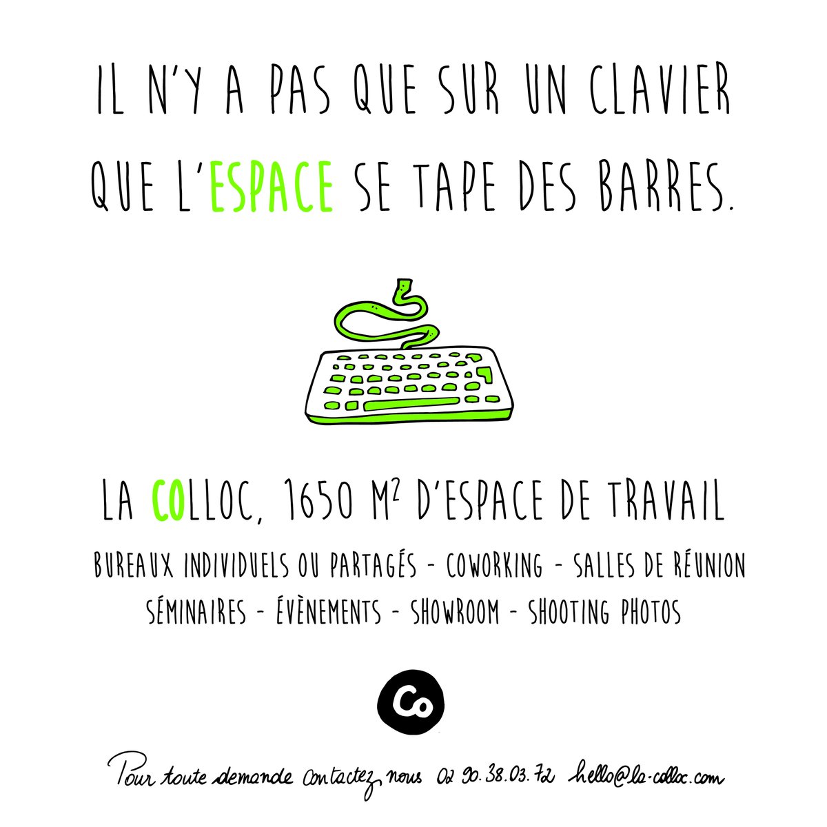la_colloc's tweet photo. @la_colloc  c'est du taff mais c'est du kiff ! #lacolloc #lacollocdenface #coworking #espacedetravail #salledereunion #shootingphoto #studio #showroom #laperrierecestsuper #event #corporate #lorient https://t.co/tZhTpVfgUx