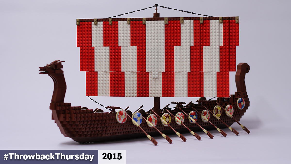 #ThrowbackThursday to this Viking Longboat we built in 2015!⁠ #BRICKLIVE #LVCG