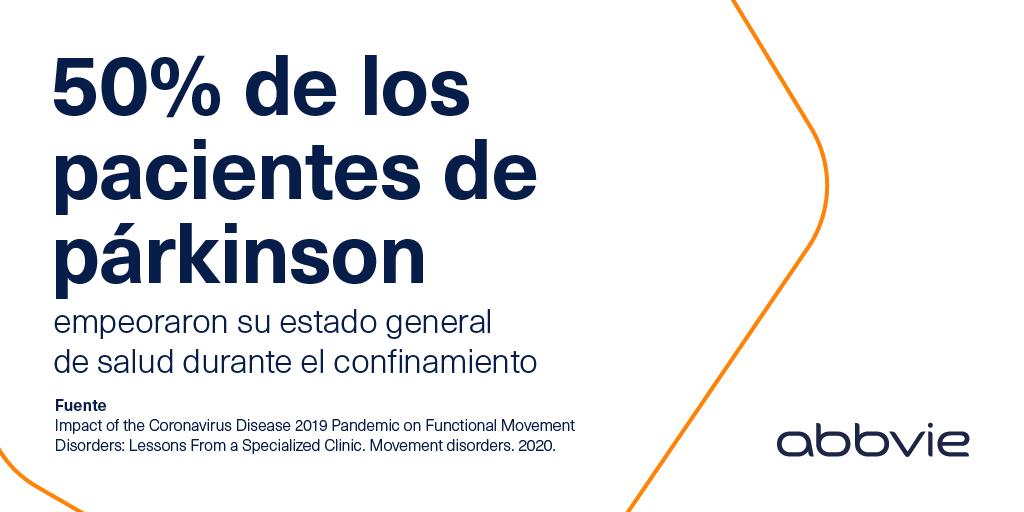 AbbVie_ES's tweet photo. 🦠 El confinamiento por la #COVID-19 produjo ansiedad, insomnio y un estado de ánimo más bajo en pacientes con #párkinson, según @movedisorder: https://t.co/tV8N94OTVQ 

En AbbVie apostamos por el seguimiento clínico para ayudar a mantener su calidad de vida 👨‍⚕‍👩‍⚕‍ https://t.co/YimNGA9u3C