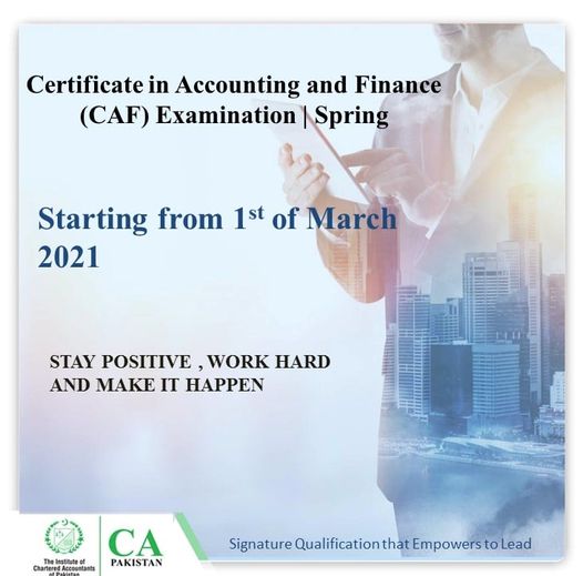 icapofficial's tweet photo. CAF Students | Mark your calendar | Exam Date
Certificate of Accounting and Finance (CAF) Examination is just around the corner. Be prepared and do not leave things for the eleventh hour. ICAP wishes you all the best!
#ICAP #CAF #ICAPstudents #exams https://t.co/BP8rXJ89P7