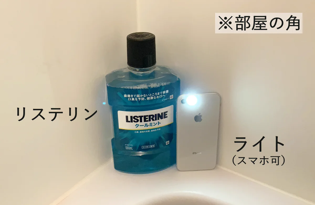 リステリンに下からライトを当てると？本当の力を覚醒することができるwww