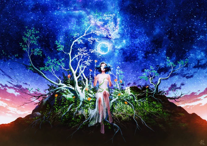 風景イラスト
「惑星創造」 