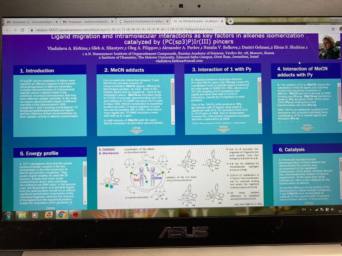 h_bond's tweet photo. One of our researchers has sent a poster to conference #FDcatalysis 🤗 🤓@h_bond Nice work! 👍 https://t.co/cDE4ZuRR4H