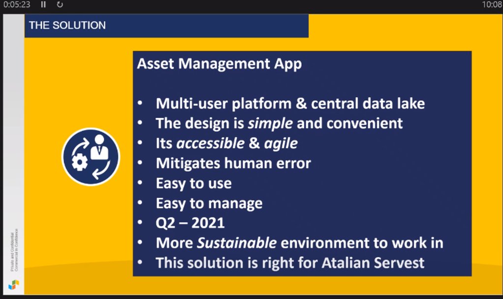 AtalianServest's tweet photo. Hands on innovation from our second ONE finalist @jerry_haldane Account Director. Using Power Apps, his idea will benefit operations across the business. Efficient, effective and data driven. Great effort! https://t.co/AO4bNqV7vu