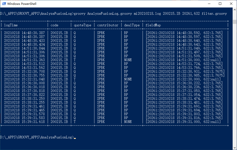 daniel_sun's tweet photo. Analyzing logs with #GINQ.
#groovylang #DOGFOODING https://t.co/FoJCZIn040