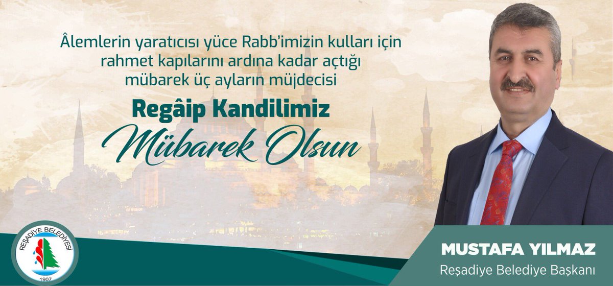 Alemlerin yaratıcısı yüce Rabb'imizin kulları için rahmet kapılarını ardına kadar açtığı mübarek üç ayların müjdecisi #RegaipKandilimiz
mübarek olsun.
#RegaipKandili