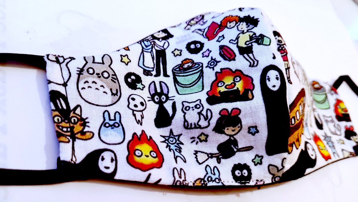 Made myself a #StudioGhibli facemask I absolutely love #anime .. what do you think?