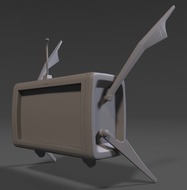 UntilBreathe's tweet photo. ST-2, former sentry drone and faithful companion of Uni. He will follow Uni through her adventure and help her when needed. He has in his circuits ... * error *

#WIP #3Dmodel #maya #unity3d #cyberpunk #indiegamedev #indiegame #tropipou https://t.co/sZhqylLo0A