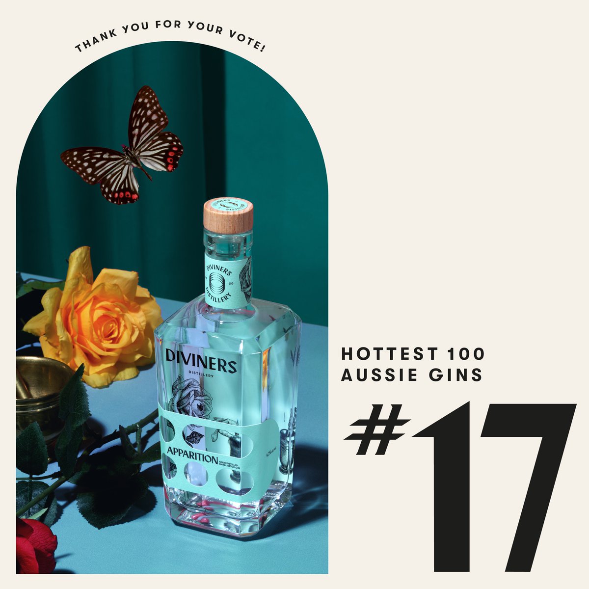 DivinersGin's tweet image. We are delighted to announce that both our gins have been included in Australia’s hottest 100 gins for 2021. Let’s hope next year we can crack the top 10 🍸🎉