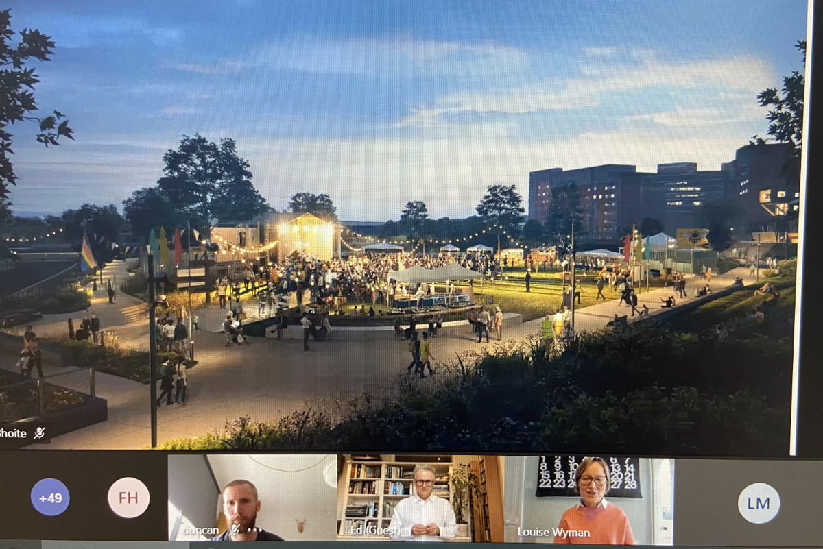 Mayfield Manchester - 'A dream site for a landscape architect - introducing nature into a urban area' <a href="/ManCityCouncil/">Manchester City Council</a> @ArupGroup <a href="/smartsustcities/">Smart Sustainable Cities</a>  #SSCManchester #NBS #sharesolvesupport #smartsustainablecities #COP26