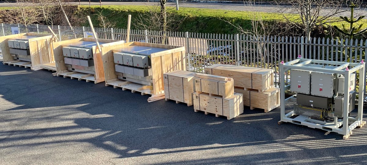 JCEGroupGlobal's tweet photo. We are preparing the final shipment, of a substantial project, which includes Ex db eb Battery Units, Ex d Solar Charge Controllers, Ex d Distribution Systems, Ex db 24VDC Motor Distribution Units and Ex db eb Battery Monitoring Enclosures.
#hazardousareas #explosionproof #Exd https://t.co/SLddb4jslN