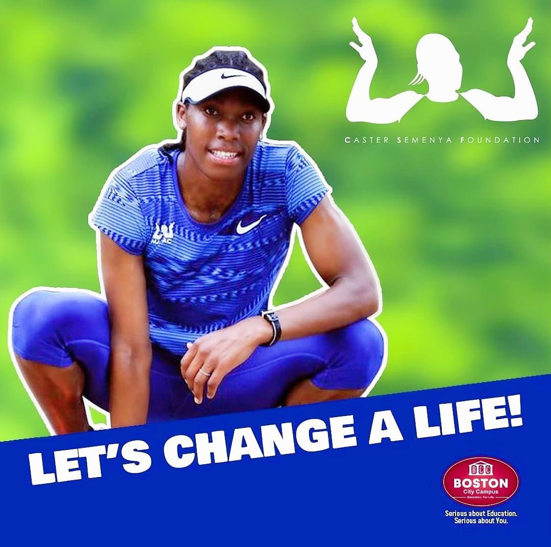 MightyCaster's tweet photo. I am proud to announce a partnership between my Foundation, The Caster Semenya Foundation and Boston. Our aim as the CSF is to improve the lives of our beneficiaries while making a solid contribution to our community.
#castersemenyafoundation #letschangealife #higheredication https://t.co/3ZUKJavJ7u
