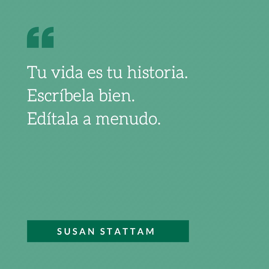 RLampugnani's tweet photo. Tu vida es tu historia. Escríbela bien. Edítala a menudo. ✍️
#susanstattam #writer #tuvida #historia #frases #libroadicta #librería #books #quotes #inspiración #palabras #sensibilidad #life #felicidad #vida #sonrisa #autorindie #instabook #novelas #ficción #noficción #literatura https://t.co/b8EDsTFho7