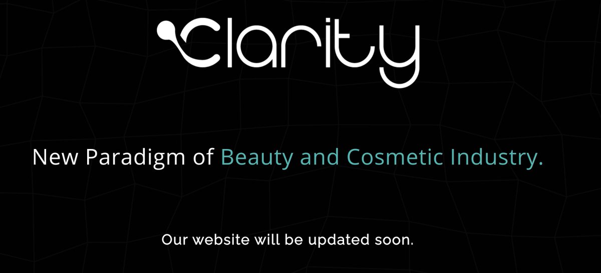 clarityprotocol's tweet photo. We will be updated an official website soon. https://t.co/uOSI2zQqj6