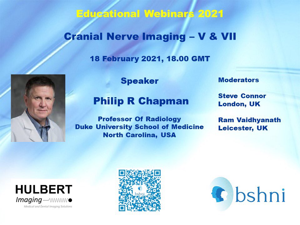 RamVaidhyanath's tweet photo. Over 700 registrations and  only a few hours left to register for our FREE webinar on Cranial Nerve Imaging V&amp;VII by @PhilipRChapman1 The session will be moderated by @SEJConnor along with @RamVaidhyanath &amp; @AtaSiddiqui4 Register: https://t.co/PYvOpNVhSC https://t.co/njWjPYa2hr