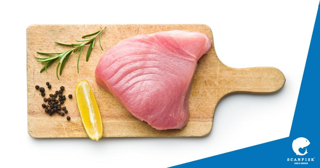 Scanfisk's tweet photo. Nos apasiona el atún y comercializamos diferentes formatos para el canal retail, foodservice e industrial. Lomo, ventresca, steak, tacos, tataki…múltiples opciones con auténtico atún salvaje.  

#scanfisk #pescado #seafood #origen #alimentacion #saludable #atun #atunlo https://t.co/PbqE6Yg0TK