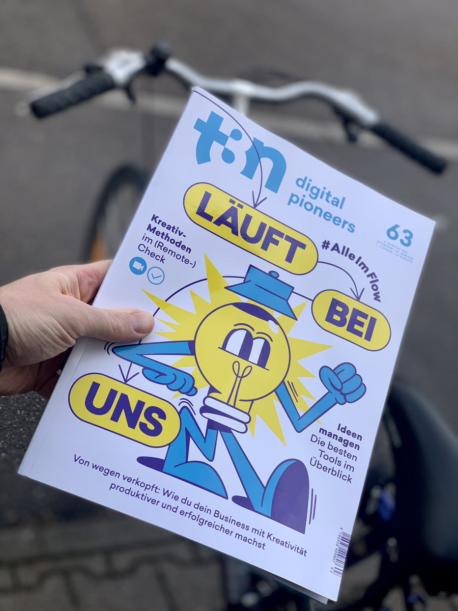 lukizzl's tweet image. Läuft bei uns ✌️#t3n 

Gerade die neue @t3n Ausgabe 63 aus dem Briefkasten gefischt 📬 

Vorfreude auf mehr Fokus auf Kreativität, Ideen und Flow 💡

#digitalpioneers