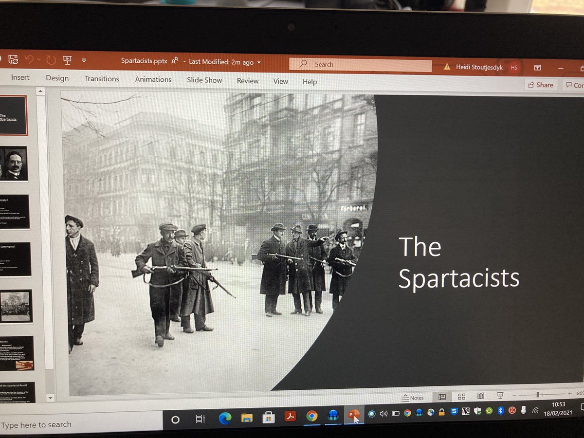 SocialSubTHS's tweet photo. Some fantastic Spartacists PowerPoints from our S4 Historians studying their Hitler and Nazi Germany topic. Well done! @TaylorHS1982
#history #onlinelearning #spartacists #National5 #independentresearch https://t.co/p9gEvMz5SD