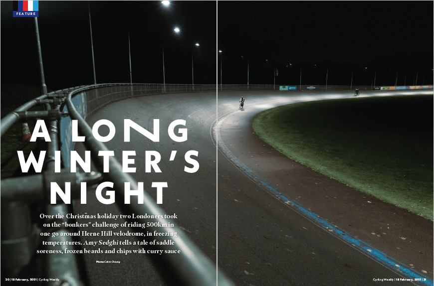 @cyclingweekly no reposts (@cw_unique) on Twitter photo What's it like to ride 500km around <a href="/HerneHillVel/">Herne Hill Velodrome</a> in one go to complete the <a href="/rapha/">Rapha</a> Festive 500? <a href="/AmySedghi/">Amy Sedghi</a> went to find out. Read about the epic ride in this week's magazine (order online tinyurl.com/CWsingleissue) What's it like to ride 500km around <a href="/HerneHillVel/">Herne Hill Velodrome</a> in one go to complete the <a href="/rapha/">Rapha</a> Festive 500? <a href="/AmySedghi/">Amy Sedghi</a> went to find out. Read about the epic ride in this week's magazine (order online tinyurl.com/CWsingleissue)