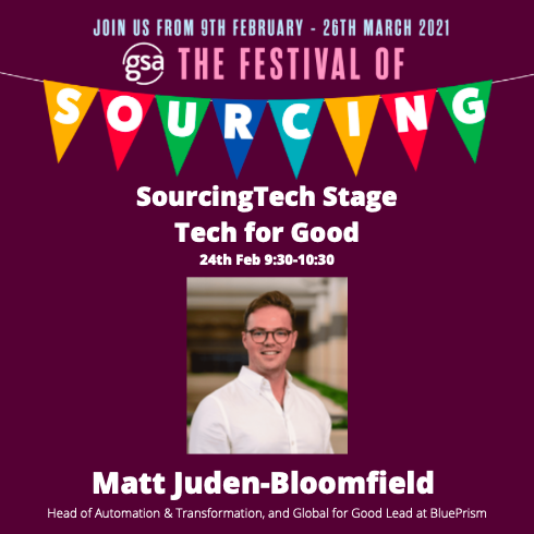 What's impact of automation and how we can use this technology as a driving force for good?

We’ll be hearing from Matt Juden-Bloomfield about <a href="/blue_prism/">SS&C Blue Prism</a>’s CSR and Social Impact programme which seeks to address the 'automation paradox'.

gsa-uk.com/event-4092067