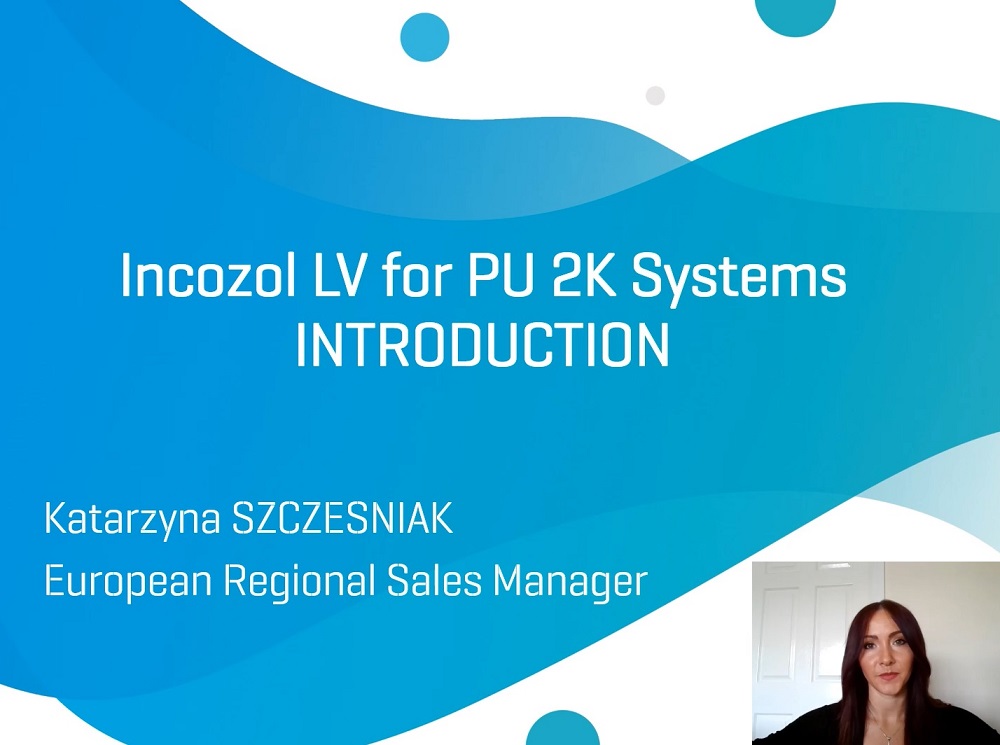 IncorezUK's tweet photo. Want to learn more about Incozol LV? Watch this from Kasia - #Incozol LV is a reactive diluent designed to help producers of polyurethane coatings attain low VOC systems -formulation of 2 component coatings for automotive refinish and OEM coatings #incorez https://t.co/VxHDDTtjUY https://t.co/mpfH0QyH1T