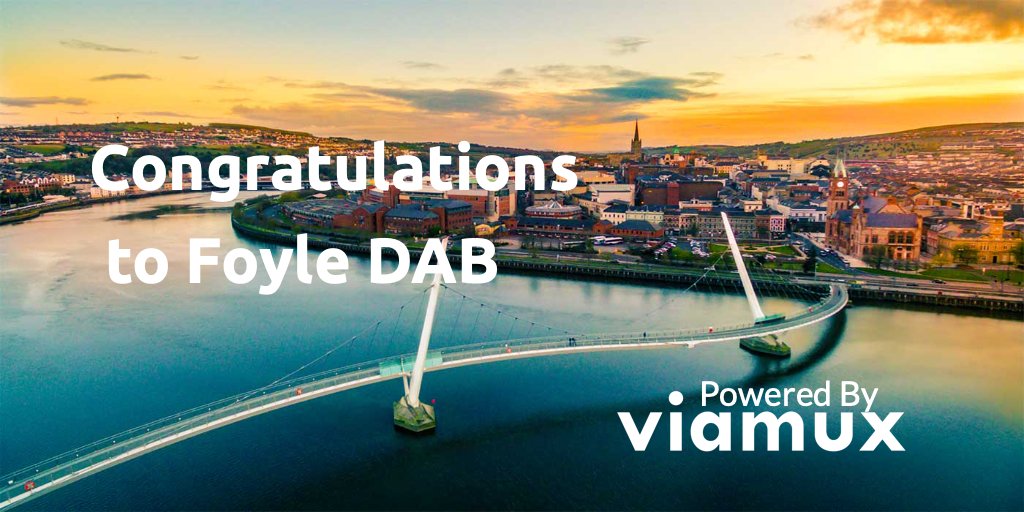 Proud to have assisted the amazing team <a href="/Drive105/">Drive 105 Radio (FM-DAB-ONLINE)</a> in winning the Derry/Londonderry #smallscaledab licence. We look forward to helping extend listener choice across this wonderful part of #NorthernIreland in the months ahead.