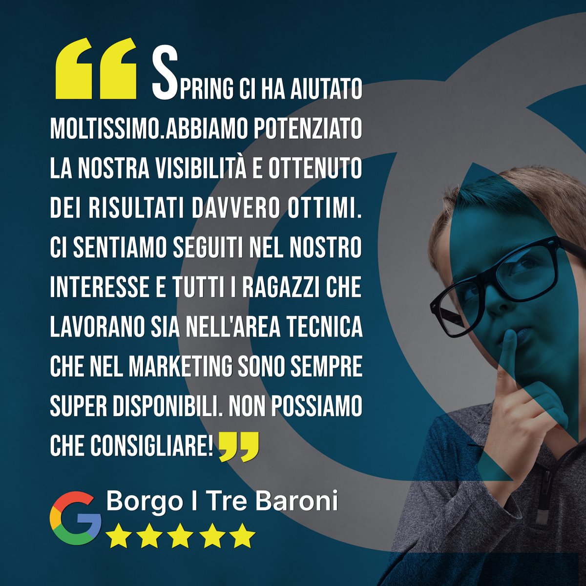 SpringM4rketing's tweet photo. 🤗 Noi di Spring Marketing mettiamo i clienti sempre al primo posto.

👉🏻 Queste sono le belle parole del Borgo I Tre Baroni spese sul nostro impegno, che mettiamo giorno dopo giorno con l'obiettivo principale di soddisfare i nostri clienti!

Grazie!❤️

#SpringMarketing https://t.co/4dCiaOpzUx