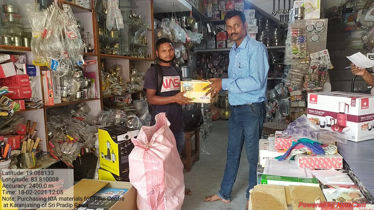 LPuttasing's tweet photo. Purchasing of IGA goods for Tiffin Centre at Karanjasing. beneficiary-
Sri Pradip Raika #LSDA-#OPELIP, #Puttasing #IFAD #STSCDEV https://t.co/DuXTxOnzkb