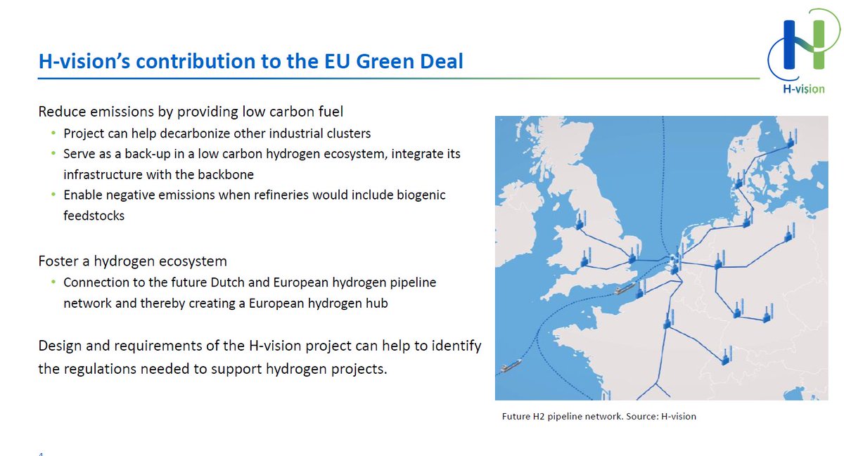 FuelsEurope's tweet photo. .@Harro_Rhee @ExxonMobil_EU concludes at the #RefiningForum that the H vision project will be fundamental in helping reaching the Dutch &amp; EU climate targets. It will reduce emissions by providing low-carbon fuels &amp; help decarbonise other industrial clusters. #CleanFuelsforAll https://t.co/itpiSVd3fx