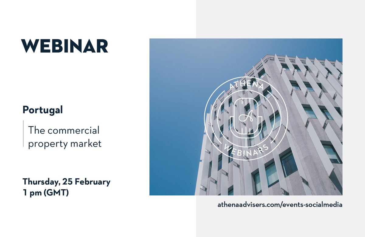 Why invest in commercial property? #webinar Join our expert David Moura-George to discover where to find opportunities, value and most of all, long-term security through commercial property #investment in Portugal bit.ly/3bfZXKX #realestate #commercialrealestate