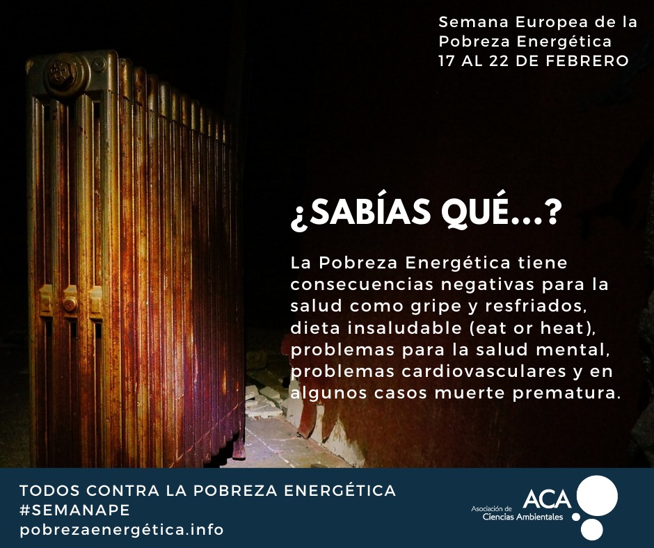 ¿Sabías que la #pobrezaenergética tiene una íntima relación con la salud de las personas que la sufren? Puede provocar gripe, resfriados, problemas de salud mental y en algunos casos la muerte.