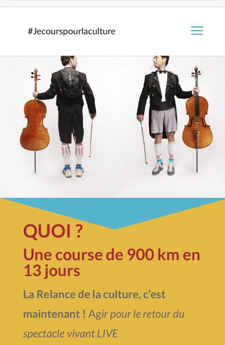 margotherrmann's tweet photo. That is what I call a challenge!!!! Running 900 km to revive the artistic scene in France. Please check it out and retweet without moderation https://t.co/j2Avg8og0V
#jcplc
#jecourspourlaculture
#arties
#sportivechallenge
#COVID19 https://t.co/XQmJKc6LHS