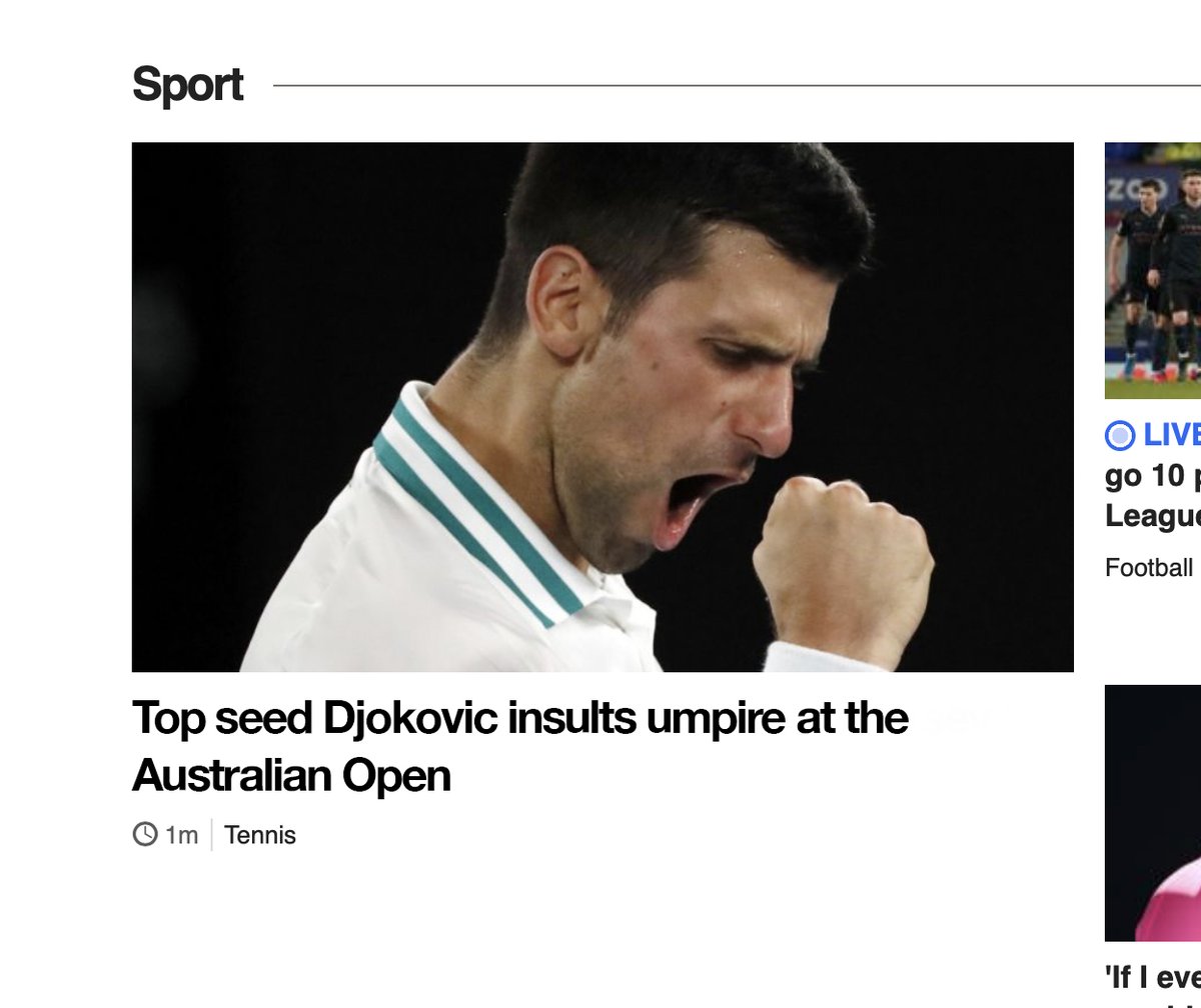 One way of making a point...