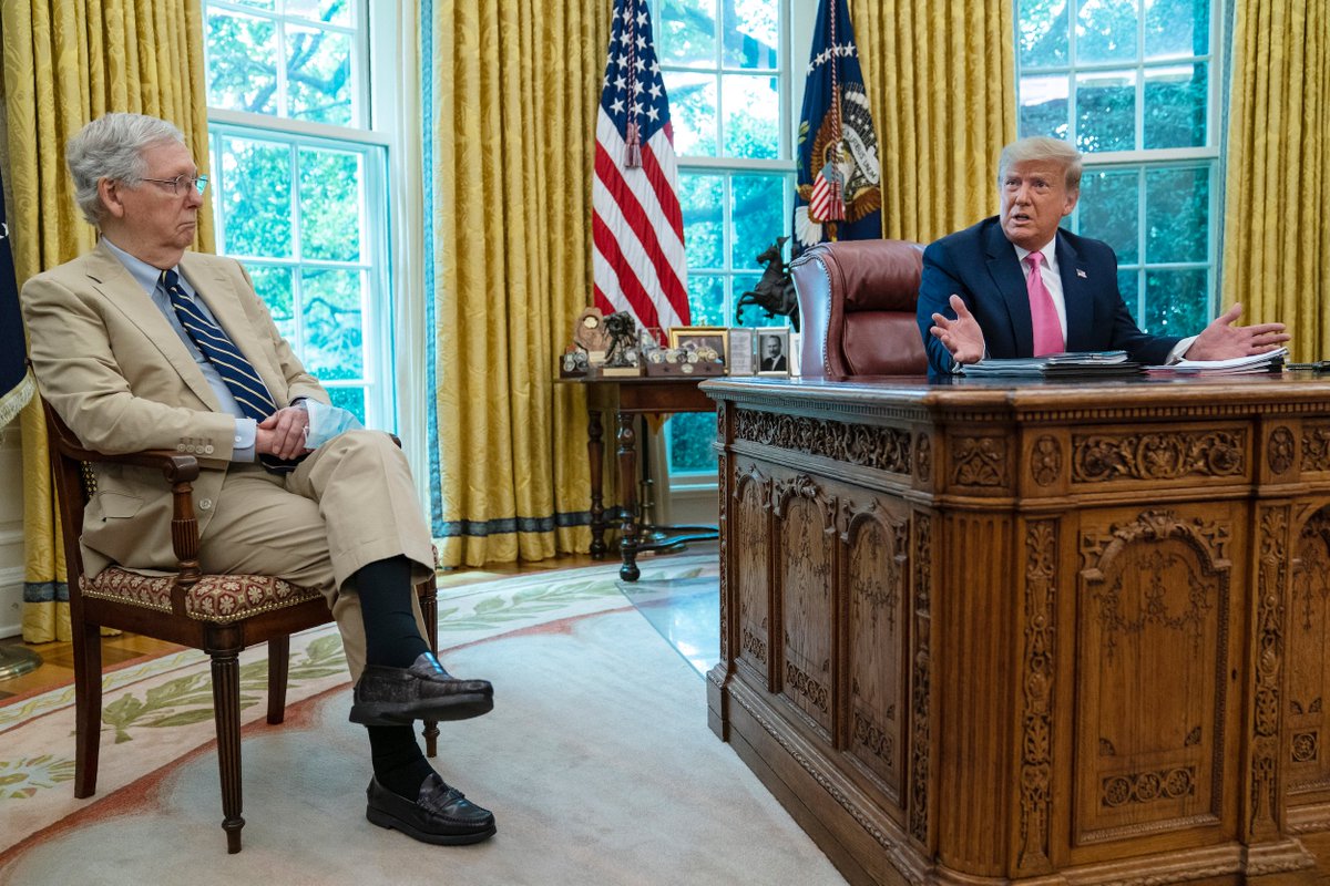 McTurtle Tan Suit Thread/1Many missed the epic trolling by the McTurtle last summer with this suit. Yes an 'Obama' Tan suit, that the McTurtle wore to a meeting with Trump in the White House? What was that about?Lemme tell you about Oval Attire