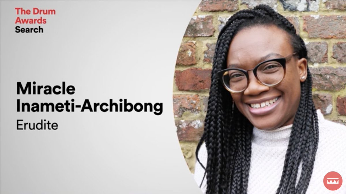 The Drum Awards (@thedrumawards) on Twitter photo Check out this recent convo with Miracle Inameti-Archibong (<a href="/mira_inam/">Miracle Inameti-Archibong</a>), Head of SEO at <a href="/EruditeAgency/">Erudite Agency</a> and chair of #TheDrumAwards for Search this year to learn about:
🤔 Long-term thinking in the pandemic
🏆 What it takes to win awards
& much more 👉fal.cn/3dtyc Check out this recent convo with Miracle Inameti-Archibong (<a href="/mira_inam/">Miracle Inameti-Archibong</a>), Head of SEO at <a href="/EruditeAgency/">Erudite Agency</a> and chair of #TheDrumAwards for Search this year to learn about:
🤔 Long-term thinking in the pandemic
🏆 What it takes to win awards
& much more 👉fal.cn/3dtyc