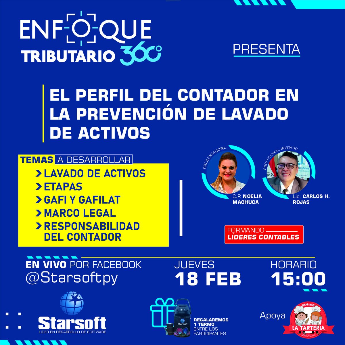 STARSOFTSRL's tweet photo. ¡ES HOY!
Te invitamos que seas parte de un nuevo capitulo de ENFOQUE TRIBUTARIO 360. 

📌Jueves 18 de febrero 🕑 15:00hs
En directo por nuestra Fanpage de Facebook ▶️
https://t.co/za6MvQZ5OB

STARSOFT FORMANDO LÍDERES CONTABLES 🥇🇵🇾. https://t.co/UcSFxsi4Wx