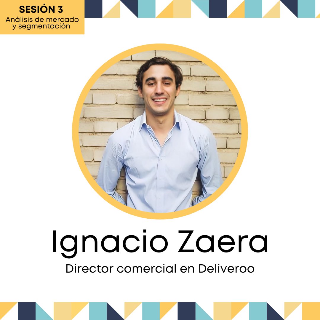 StartComillas's tweet photo. 🌟 Ignacio Zaera vendrá representando a Deliveroo en la tercera sesión del #StartBuildUp. ¡Os esperamos este lunes 22! https://t.co/mAVWyOGHFe