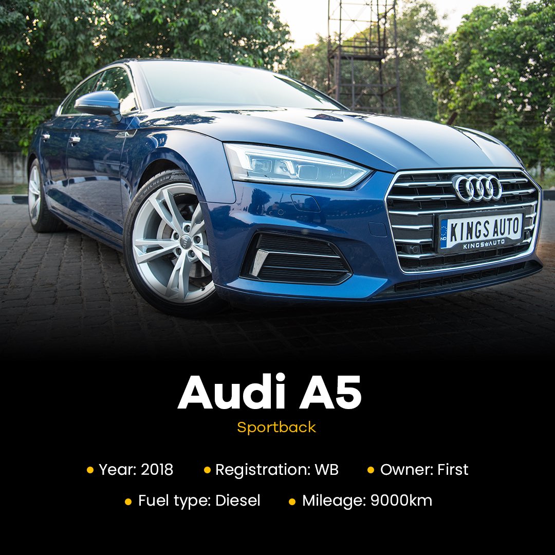 KingsAutoDelhi's tweet photo. Stop. Swipe. Repeat - Audi A5 Sportback!
.
.
Call us for more details: 9999727272, 8888727272
.
.
.
#kingsauto #kingasutodelhi #car #kingsautoluxury #luxurycarskingsauto #cars #luxurycars #exoticcars #classiccars #instacars #delhi #delhicars #automobile https://t.co/aTEB9msrZ8